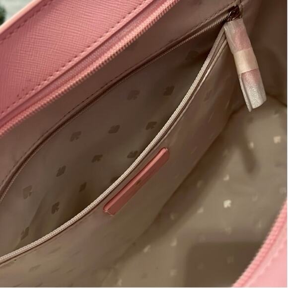 NWT Kate Spade Schuler Medium Mitten Pink Tote Bag - Picture 14 of 16